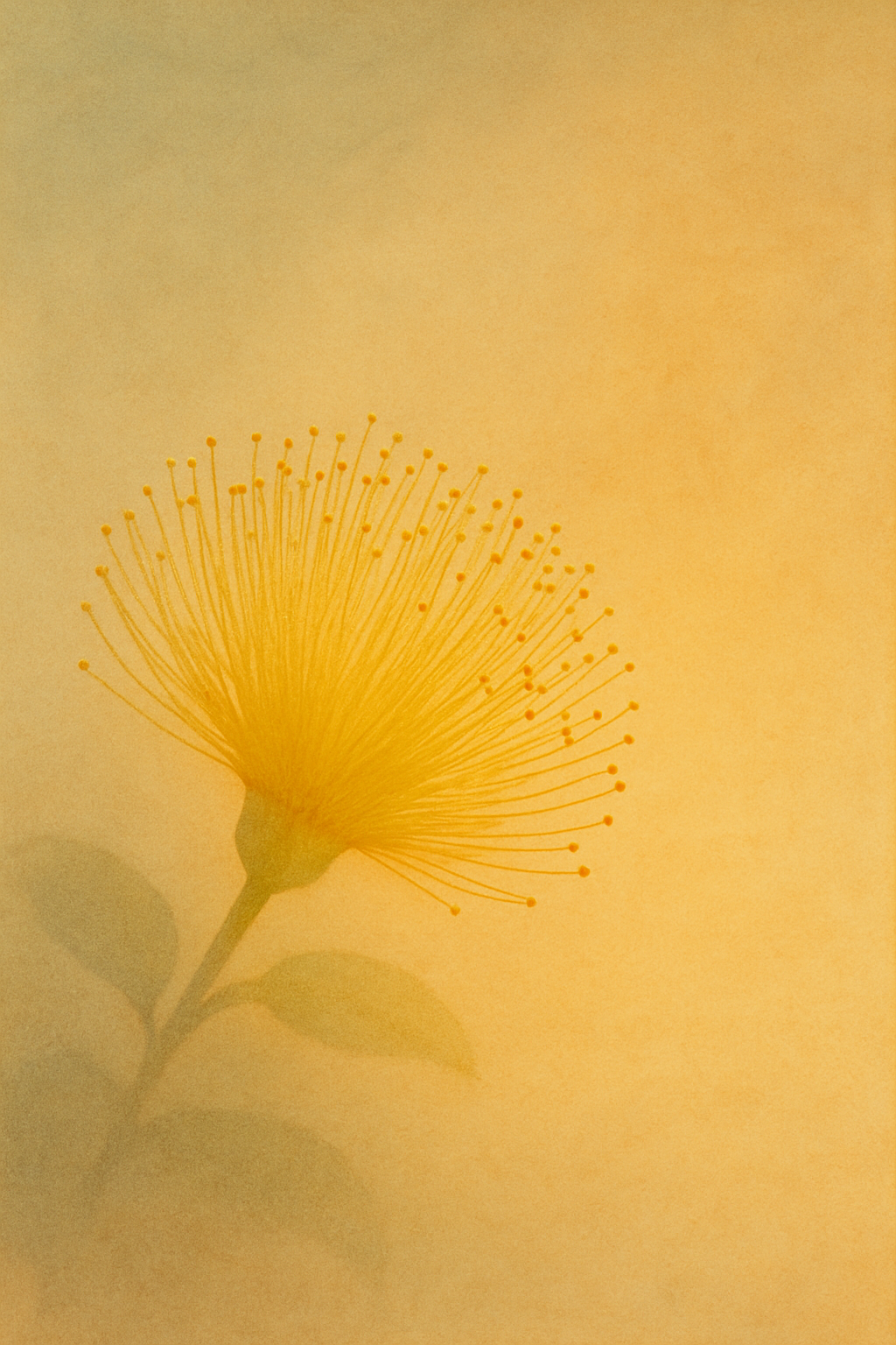 Kupanala yellow ʻōhiʻa lehua artwork